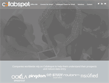 Tablet Screenshot of collabspot.com